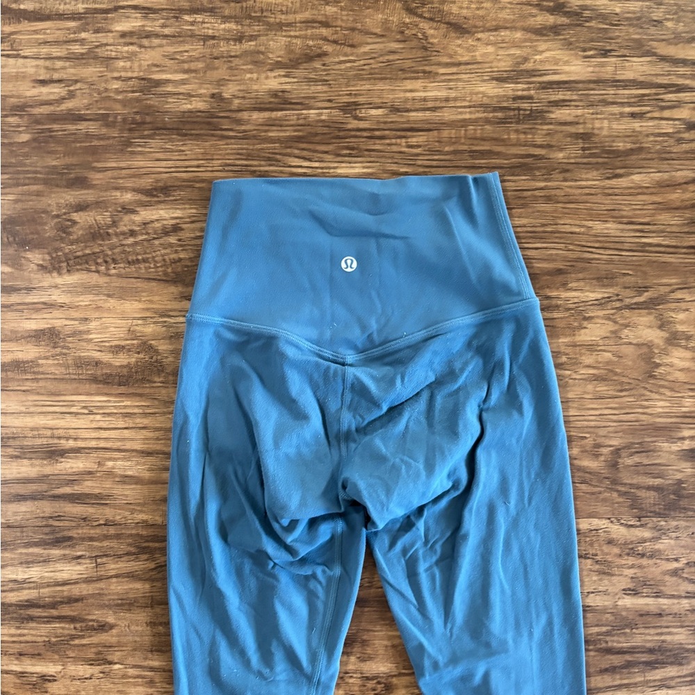 Lululemon Athletica Blue High-Waist Leggings